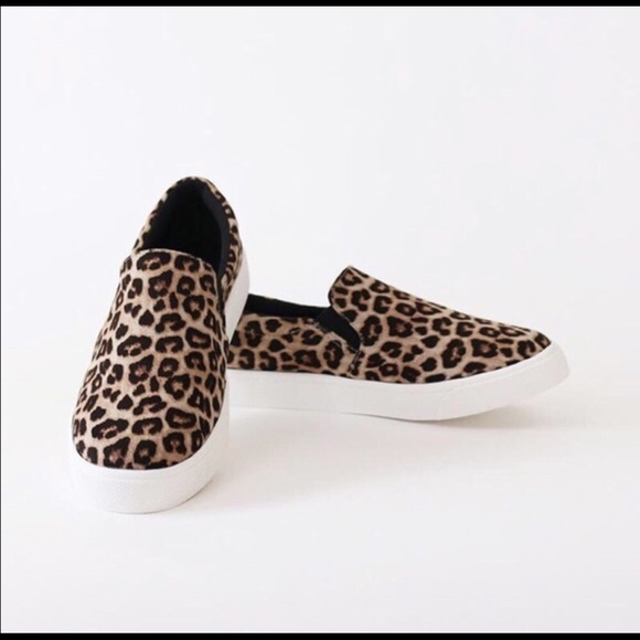 soda cheetah slip on shoes
